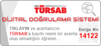 Otltur.com Türsab Doğrulama Sistemi